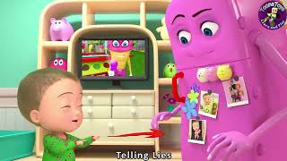 Johny Johny Yes Papa REFRIGERATOR Remix  ToonsToys Nursery Rhymes for Kids [upl. by Esidnak122]