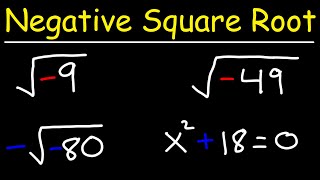 How To Find The Square Root of a Negative Number [upl. by Hehre118]