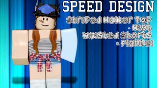 ROBLOX SD  Striped Halter Top  High Waisted Shorts amp Flannel [upl. by Imnubulo]