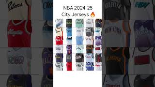 NBA 20242025 City Jerseys 🔥 shorts nba jersey [upl. by Yramliw555]