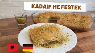 Embelsira te ndryshme  Kadaif me festek dhe sherbet  Rezept [upl. by Haissem5]