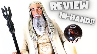 Lord Of The Rings Saruman Figure Review  Diamond Select Lord Of The Rings Series 6 Saruman InHand [upl. by Laet]