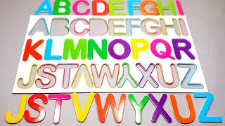 Learn Alphabet with Magnetic Board  Write and Spell Letters with kidsrainbowromana [upl. by Bensky20]