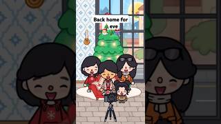 Back home for Christmas eve christmas merrychristmas song tiktok new tocaboca family famous [upl. by Niessuh92]