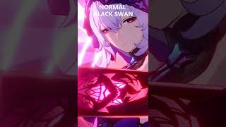 Normal Vs Lore Accurate Black Swan genshin genshinimpact honkaistarrail honkai blackswan [upl. by Corb]