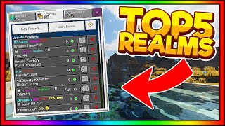 Minecraft Bedrock Edition Top 5 Best Realms 2024 Xbox OneMCPEPS4 [upl. by Acillegna980]