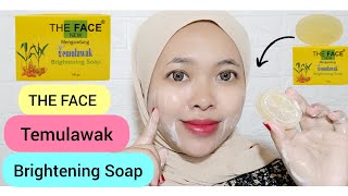 Review Sabun Temulawak  The Face Temulawak Brightening Soap  By Vapinka Makeup [upl. by Roos]