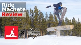 Ride Machete Snowboard Review [upl. by Aitnas934]