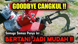 Alat Pengganti Cangkul ‼️ Biar Gak Sakit Pinggang ‼️ Uji Coba Kultivator Mini Bahan Bakar Solar [upl. by Eneleahcim]