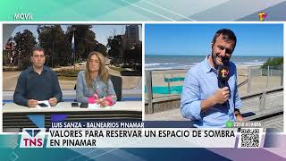 VERANO EN PINAMAR VALOR DE SOMBRAS CARPAS Y SOMBRILLAS PARA LA TEMPORADA 2025 [upl. by Amalea]