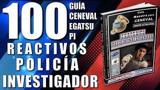 Guía CENEVAL EGATSU POLICÍA INVESTIGADOR  100 Reactivos Ejemplo ¡Resuelta y Actualizada [upl. by Oirotciv]