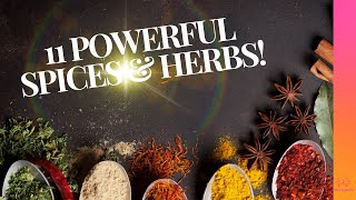 🔥11 POWERFUL Spices amp Herbs You Should Eat Daily [upl. by Yffat300]