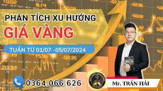 Phân tích xu hướng giá vàng  tuần 0107  05072024  gold nhandinhxuhuongvang xuhướnggiávàng [upl. by Anifares]