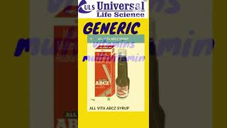 MULTIVITAMIN GENERIC MEDICINE BRAND UNIVERSAL LIFE SCIENCE multivitamin medicine generic brands [upl. by Ancilin]