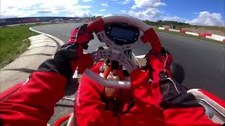 KARTING DRIVER POV Practice Mülsen  OK Junior  HELMET CAM [upl. by Oinolopa]