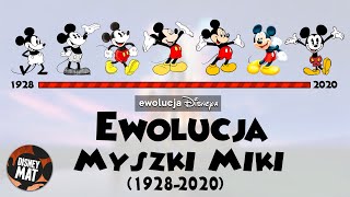 Ewolucja MYSZKI MIKI Przez 92 Lata 19282020  Ewolucja Disneya [upl. by Etterraj]