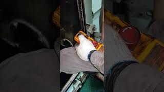 How to adjust of chain tightener for diesel engineMAN BampW 7S60MC [upl. by Ledda]