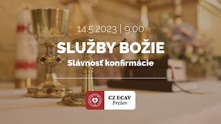 Služby Božie  Slávnosť konfirmácie  1452023 [upl. by Thirzia162]