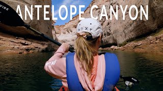 Kayaking to Antelope Canyon from Lake Powell [upl. by Kasevich]