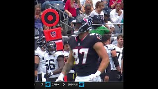 Cade Stover catches for a 27yard Gain vs Jacksonville Jaguars [upl. by Jairia]