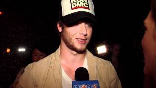 Aim High Premiere  Jeremy Sumpter Interview [upl. by Nomahs]