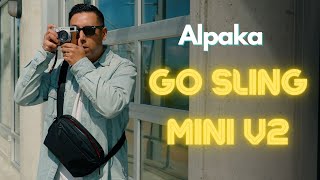 Alpaka Go Sling Mini V2  an AMAZING EDC Sling Full Review [upl. by Ylrebmyk227]