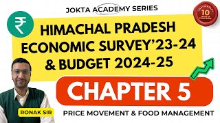 HP Economic Survey 2023  Chapter 5 Price Movement and Food Management hpeconomicsurvey23 [upl. by Gifferd]