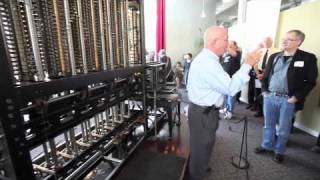 A demo of Charles Babbages Difference Engine [upl. by Mireille]