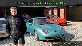 How To Inspect a Porsche 996  FGP Project Ocean Jade EP2 [upl. by Alisun]