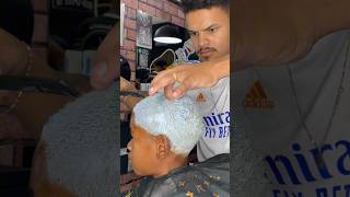 Não tente fazer o nevou em casa 🥶❄️🚫 nevou barbearia platinado degrade americano [upl. by Bivins]