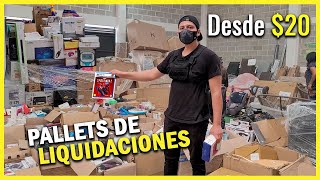 PALLETS de DEVOLUCIONES y LIQUIDACIONES como en USA  La NUEVA BODEGA de AMAZON DEVOLUCIONES [upl. by Mischa993]