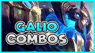 GALIO COMBO GUIDE  How to Play Galio Season 11  Bav Bros [upl. by Ahsenar583]