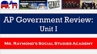 AP Government Unit I Review Everything You Need to Know For Your Exam [upl. by Paddy]