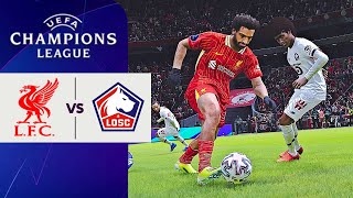 Liverpool vs Lille  UEFA Champions League CLASH  EFOOTBALL [upl. by Ylahtan]