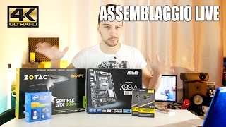 LIVE ASSEMBLAGGIO PC DA GAMINGWORKSTATION DA 3K EURO [upl. by Sallyanne]