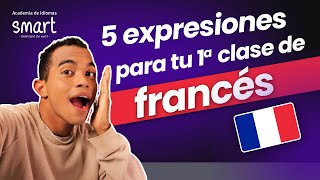 5 expresiones para tu primera clase de francés 🇫🇷😱 [upl. by Aicac]