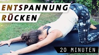 Rücken Yoga Anfänger  Entspannung für den unteren Rücken  Gegen Rückenschmerzen [upl. by Vito469]