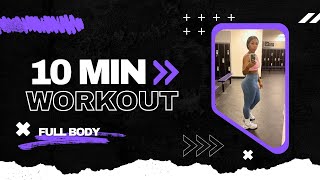 10 Minute Full Body Dumbbell Workout Home or Gym [upl. by Ettezus255]