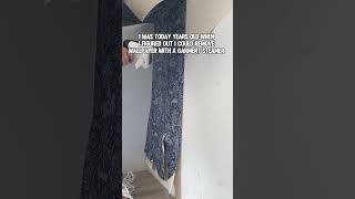 How to remove wallpaper Use a garment steamer [upl. by Nida445]