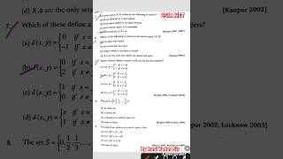 Metric Space  Objective Type Questions  CSIR NET By Ravi Yadav Sir shorts [upl. by Borlase]