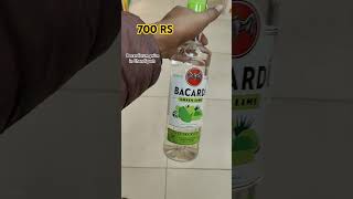 Bacardi rum price in Chandigarh alcohol rum alcohol drink daru whisky vodka wine liquor [upl. by Amias]