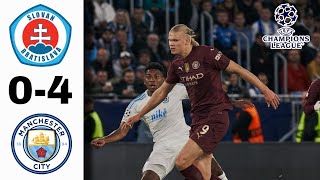 Man City vs Slovan Bratislava Tadi Malam  Hasil Liga Champion Tadi Malam  Hasil Bola Tadi Malam [upl. by Eeramit]