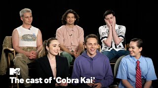 Cobra Kai Cast on Season 6 Watching “Twilight” Together amp Fan Theories  MTV [upl. by Lotsirb701]