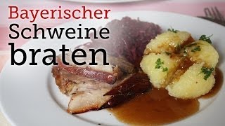 Rezept  Bayerischer Schweinebraten Red Kitchen  Folge 4 [upl. by Rena]