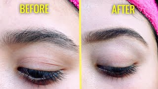 How to Shape Eyebrow without Threading or Waxing Shape your Eyebrows Very Easy [upl. by Aggy]