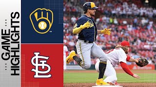 Brewers vs Cardinals Game Highlights 51723  MLB Highlights [upl. by Fabe614]