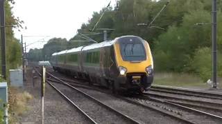 Trains at Barnt Green 240916 [upl. by Dlopoel]