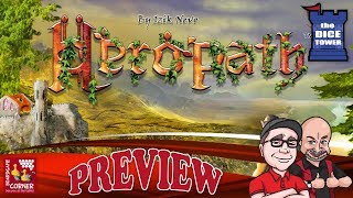 Heropath Preview  with Boardgame Corner [upl. by Clareta]