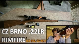 CZ 452 22 LR Overview CZ BRNO [upl. by Tracy585]