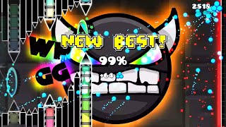 The Furious Hard Demon by Knobbelboy  Geometry Dash 211 [upl. by Corliss548]